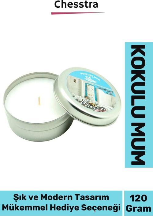 Premium Aromaterapi Arınma Huzur Meditasyon Yoga Esans Dekoratif Mum Oda Kokusu 120g Teneke Kutu