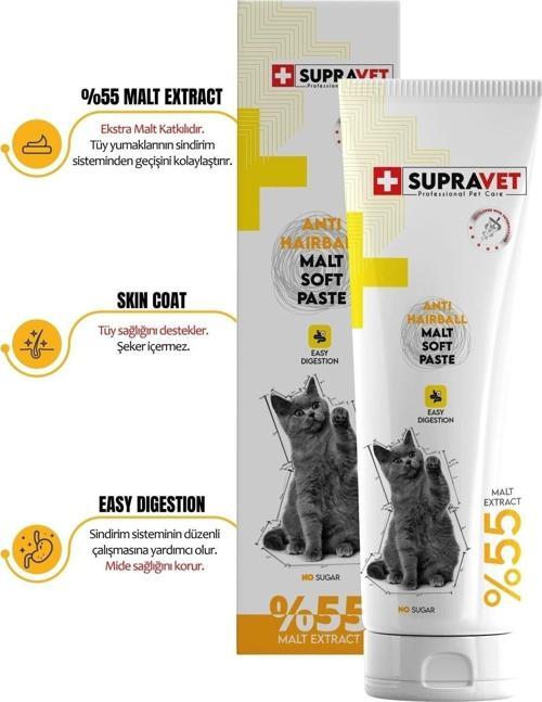 Anti-hairball Malt Kedi Macunu 30gr (Tüy Yumağı Önleyici Ve Tüy Sağlığı Destekleyici)