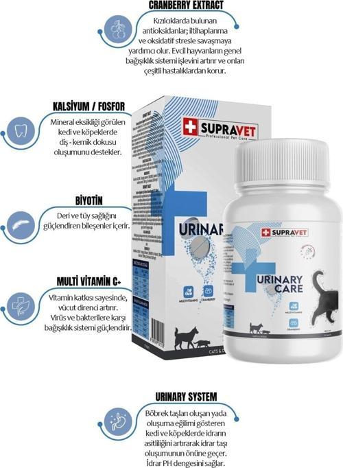 Urinary Care Kedi Ve Köpek Için Idrar Sağlığı Sistem Destekleyici Tablet ( 75 Tablet )
