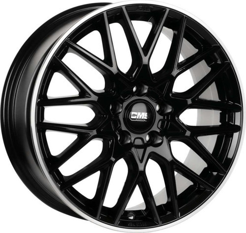 -1062-04 7.0x17"-4x100 ET35 67.2 Diamond Rim Black Gloss Jant (4 Adet)