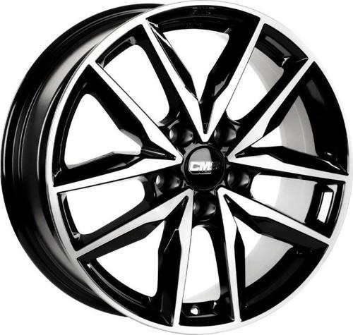 -1129-05 7.0x17"-5x100 ET40 57.1 Diamond Black Gloss Jant (4 Adet)