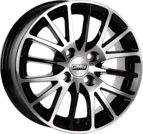 -456-02 6.0x14"-4x108 ET35 63.4 Diamond Black Gloss Jant (4 Adet)