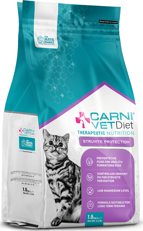CARNI VET DIET STRUVITE PROTECTION YETİŞKİN KEDİ KURU MAMASI 1,5 KG
