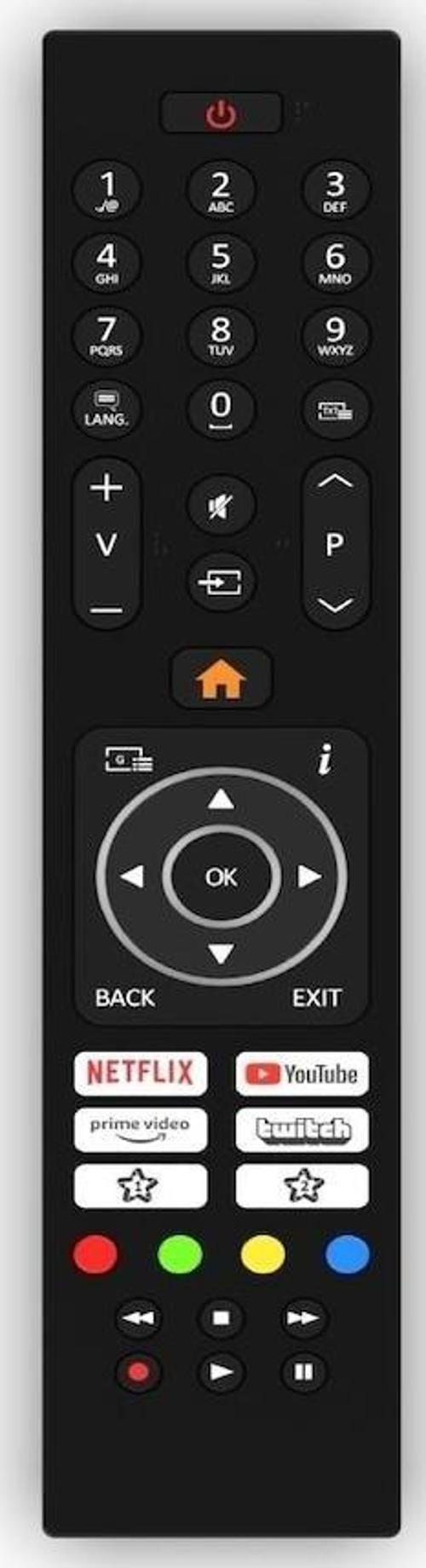 55R754UA9SE Android Tv Kumanda-Mikrofonsuz