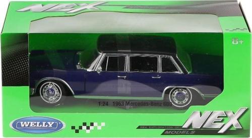 24121 Welly 1963 Mercedes Benz 1:24 Model Araba -Karsan