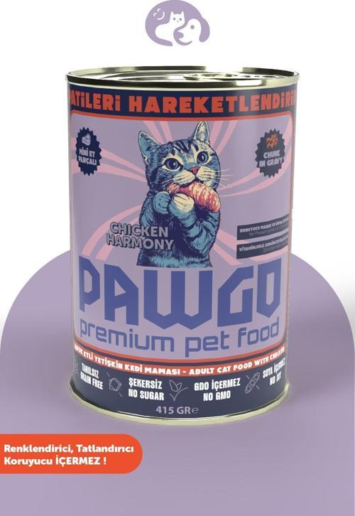 Chicken Harmony | Tavuk Etli | Premium | Yetişkin | Parça Etli | Kedi Yaş Mama | 400G