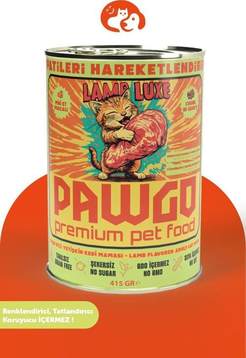 Lamb Luxe | Kuzu Etli | Premium | Yetişkin | Parça Etli | Kedi Yaş Mama | 400G