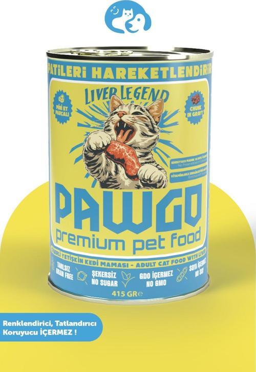 Liver Legend | Ciğerli | Premium | Yetişkin | Parça Etli | Kedi Yaş Mama | 400G