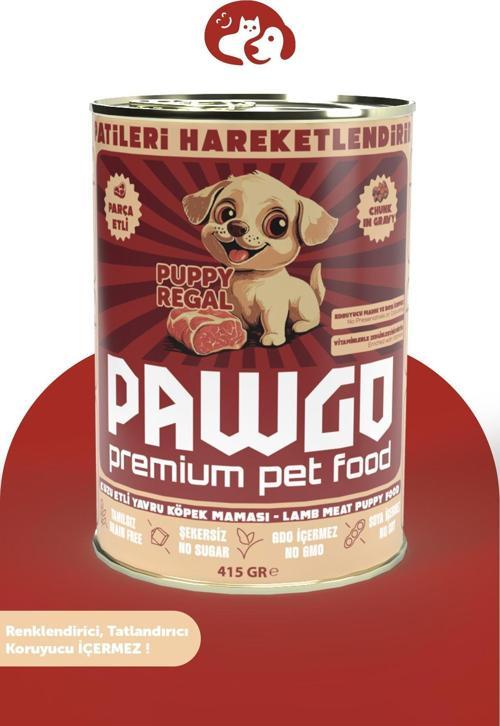 Pupy Regal | Kuzu Etli | Premium | Yavru-Mini Irk | Parça Etli | Köpek Yaş Mama | 400G