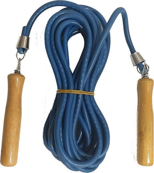 7 Metre Ahşap Saplı Atlama ipi Lacivert 2807L