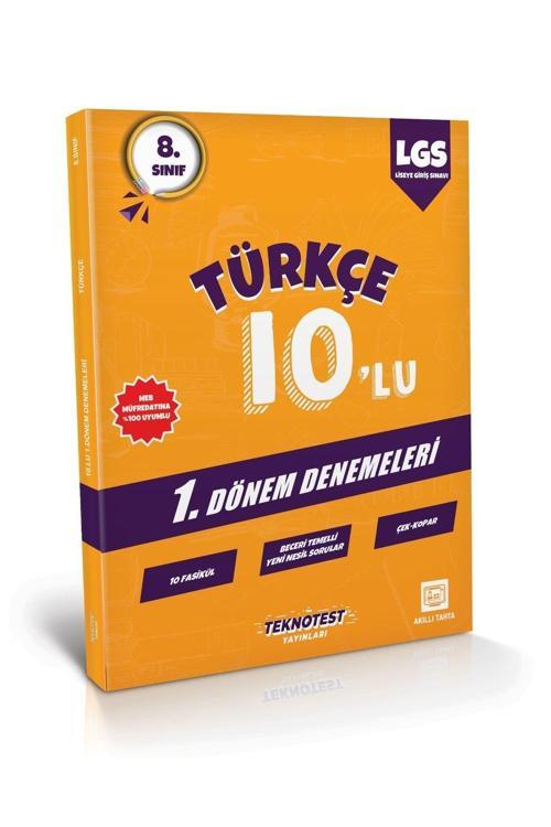 8. Sınıf 1. Dönem Lgs 10'lu Türkçe Denemeleri