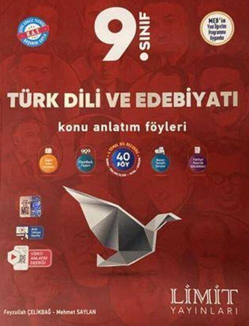 Limit Yayınları 9. Sınıf Türk Dili ve Edebiyatı Konu Anlatım Föyleri