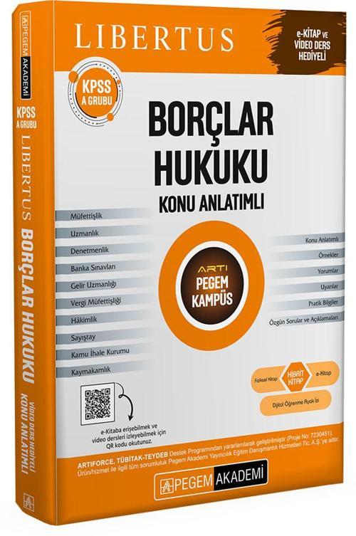 Pegem 2025 KPSS A Grubu Borçlar Hukuku Libertus Konu Anlatımı Pegem Akademi Yayınları