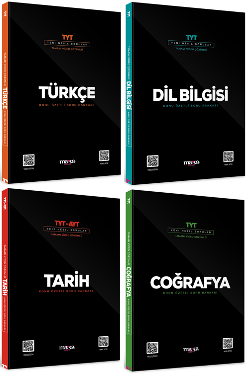 Marka YKS TYT Sözel Konu Özetli Soru Bankası 4 lü Set Marka Yayınları