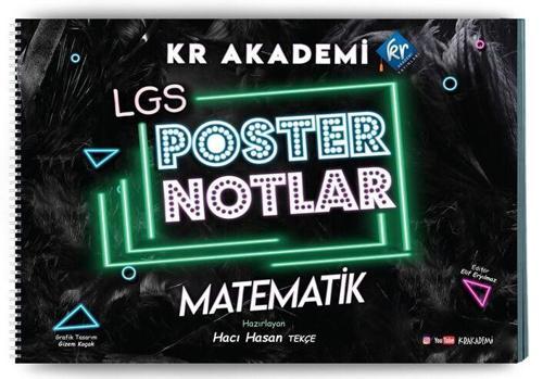 KR Akademi 8. Sınıf LGS Matematik Poster Notlar