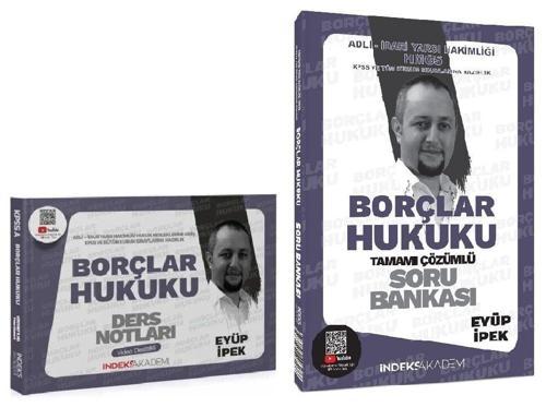 İndeks Akademi 2025 KPSS A Grubu Borçlar Hukuku Video Ders Notları + Soru Bankası 2 li Set
