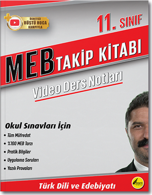 Rüştü Hoca 11. Sınıf Türk Dili ve Edebiyatı MEB Takip Kitabı Video Ders Notları - Rüştü Bayındır Rüştü Hoca