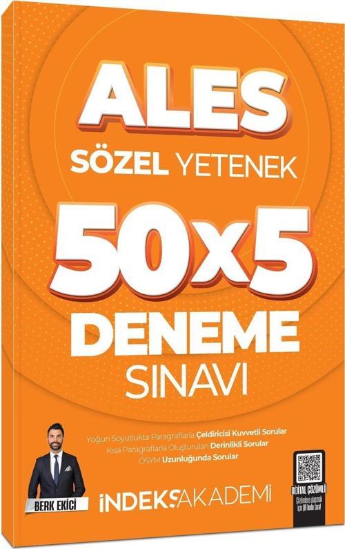 İndeks Akademi 2025 ALES Sözel Yetenek 5 Deneme Sınavı Çözümlü - Berk Ekici İndeks Akademi