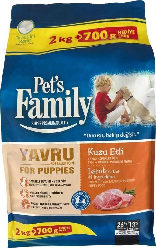 KUZUETLİ YAVRU KÖPEK MAMASI 2000+700 GR