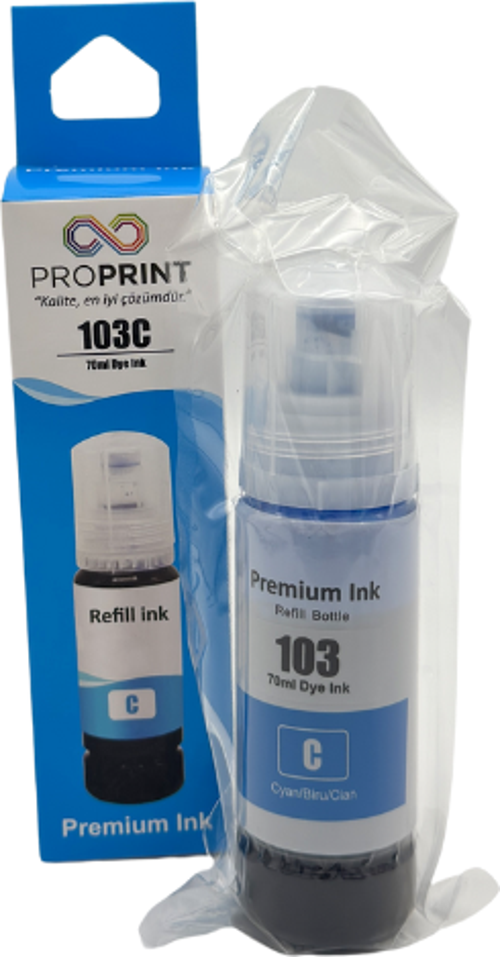 Epson L3260 Mavi Muadil Mürekkep 103 - 70 ML