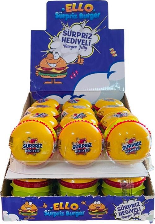 Ello Sürpriz Hediyeli Burger Jelly 24'lü Paket