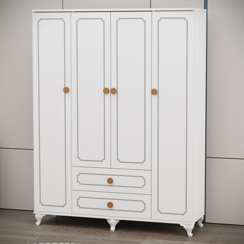 Garaj Home Yaren 4 Kapaklı Dolap