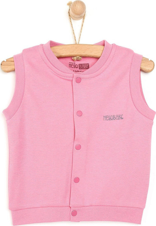 HelloBaby Basic Ribanalı Yelek Kız Bebek