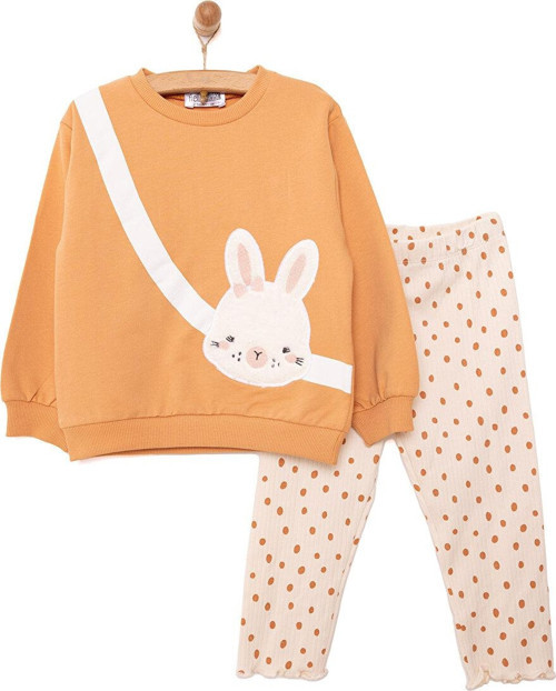 HelloBaby Happy Animals Sweatshirt - Tayt Kız Bebek