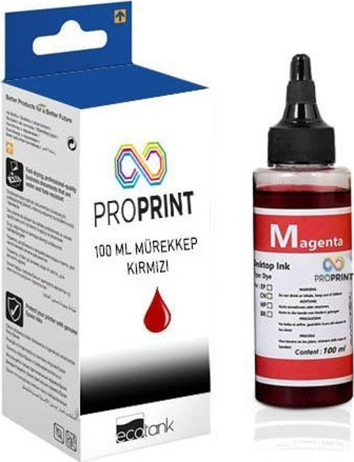 TKPrint HP Uyumlu GT5820-GT52 Kırmızı Muadil Mürekkep 100 ML
