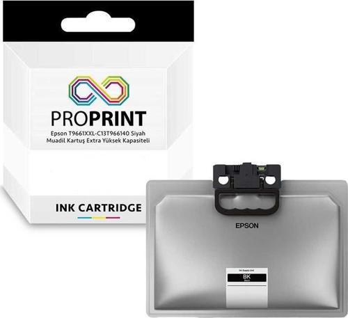 Epson T9661XXL - C13T966140 Siyah Muadil Kartuş - WF-M5799DWF