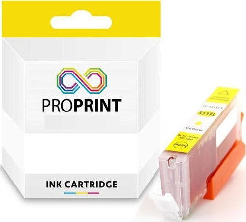 TKPrint Canon CLI-551XL-6446B001 Sarı Muadil Kartuş-MG-5550
