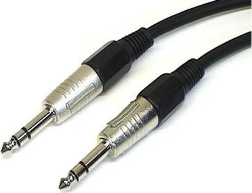 6.3 mm Erkek-Erkek  Stereo Trs Kablo 2 Metre