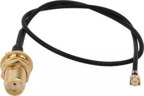  IPEX - SMA Dişi Konnektör WiFi Pigtail Kablo Anten 15 cm