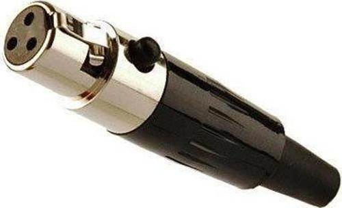 3 pin mini xlr dişi Konnektör