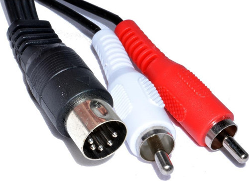 5 Pin Din 2 Rca Kablo 3 Metre