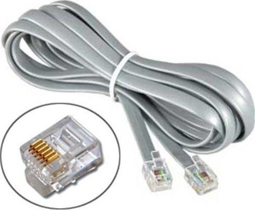 RJ12 6 lı Santral Telefon Kablosu 3 metre