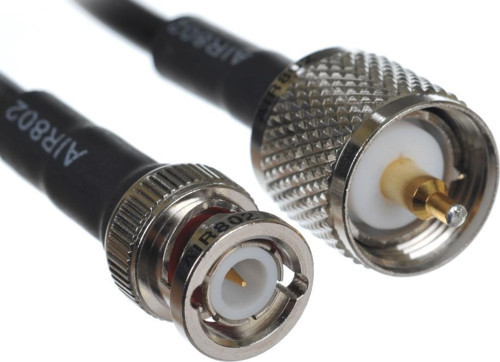 Pl-259 Uhf Erkek-Bnc Erkek Kablo 5 Metre