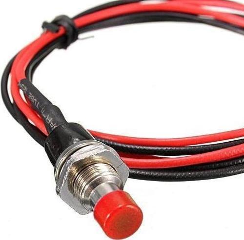10 mm Metal Buton Kablolu 