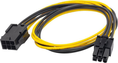 6 pin PCI-E ekran Kartı power uzatma kablo 45 cm
