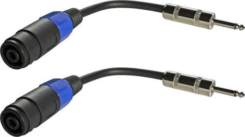 6.3 mm Mono Erkek-Spekon Dişi Çevirici Kablo