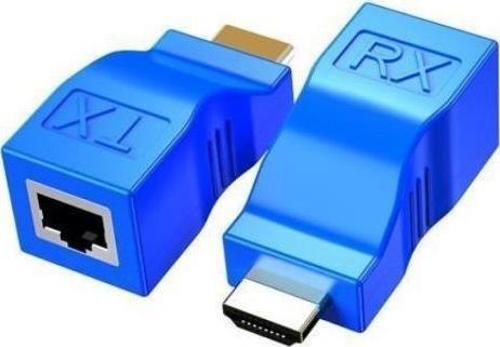 HDMI Extender 4K 3D RJ45 Cat6 ile 30M HDMI Uzatıcı