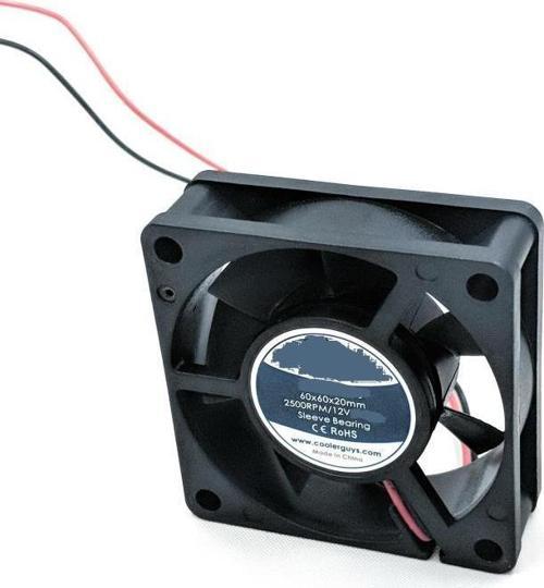 6 cm Fan 12 Volt 2 Pin 20 mm