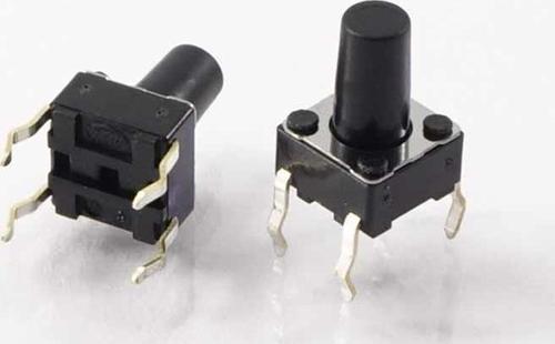 6x6x4.3mm 4 Pinli Push Buton - Tact Switch 10 adet