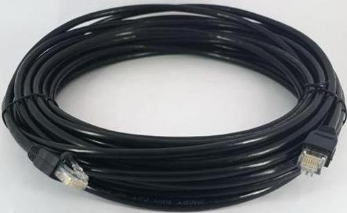 Cat6 Utp Siyah Patch Kablo 20 metre 23 awg 
