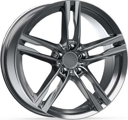 -20179-06 9.5x20"-5x120 ET37 72.56 Glossy Titanium Jant (4 Adet)