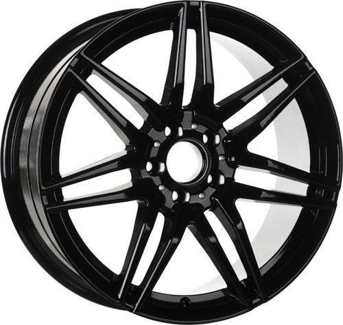 -A361-07 9.0x19" -5x112 ET48 66.6 Black Jant (4 Adet)