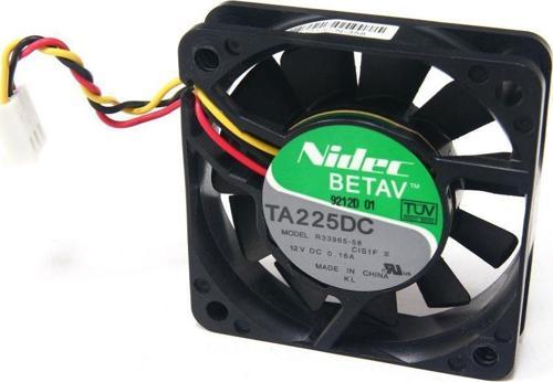 Nidec BETA V TA225DC Model R33965-58 12V DC 0.16A 60x60x15mm 3-Pin