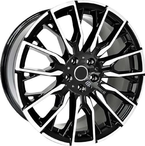 -A365-01 9.5x19" -5x112 ET40 66.6 Black Diamond Jant (4 Adet)