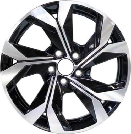 -S1026-01 7.0x17" -4x100 ET35 67.1 Deep Black Diamond Gloss Jant (4 Adet)