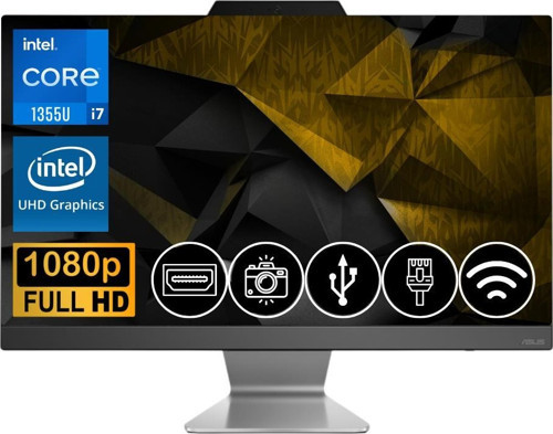 I7-1355U 40GB DDR5 512 GB M.2 SSD 23.8" IPS Fdos AIO Bilgisayar A3402WBAK-I716512B0D ATL13
